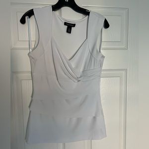 WHBM White sleeveless top